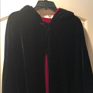 Velvet cape